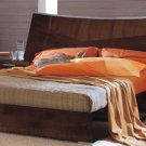 Juliana  Dark Brown Modern Design Platform Bed