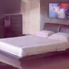 Amabel Modern Design Cappuccino  Platform Bed