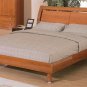 Edda Modern Platform bed in Cherry finish