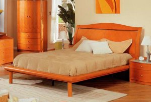 Pavia modern platform bed