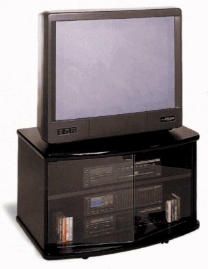 Alexio  Black TV Stand