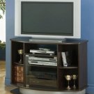 Andrea Cappuccino Glass Tv Stand