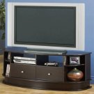 Andreana Cappuccino w/2 Drawers Tv Stand