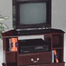 Annetta Cherry finish TV stand with storage