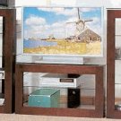 Arno Contemporary Dark Brown TV Stand