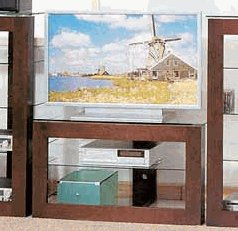 Arno Contemporary Dark Brown TV Stand