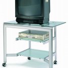 Bastian Dark Glass modern T V stand