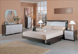 Rounded Shape Design Modern Bedroom
