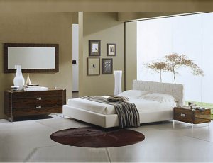 Platform Bedroom Set with Glamour Bed Fly Collection