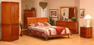 Bordeaux Modern Platform bed