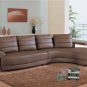 GF - 717SEC  //   Brown Leather '717' Leather Sectional