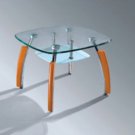Modern Cherry End Table