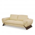 Magnificent Ivory Leather Sofa         /  GF_739