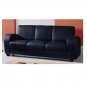 Regal Leather Sofa Black