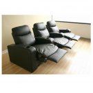 wsi- 8326 // Cannes Home Theater Seats (3) Black