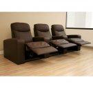 wsi- 8326 // Cannes Home Theater Seats (3) Brown