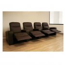 wsi-8326 // Cannes Home Theater Seats (4) Brown