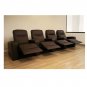 wsi-8326 // Cannes Home Theater Seats (4) Brown