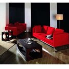 Red 3-Piece Sofa Set