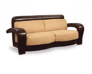 Two-toned Leather Sofa in 2 Combinations