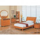 Emily-Kids Cherry Finish Bedroom Set