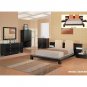Modern Design Brown Finish Bedroom Set