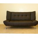 JM- Downtown7403-7402-794 //  Leatherette dark brown klick klack sofa bed Downtown(7403-7402-794)