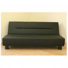JM-Slick 1 // Black Contemporary Leatherette Sofa-Sleeper Slick 1