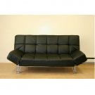 JM-Uptown (203_764) // Leatherette black klick klack Futon sofa bed Uptown(203_764)