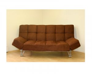 JM-Uptown (203_171)  //  microfiber Light Brown klick klack Futon sofa bed Uptown