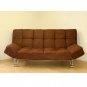 JM-Uptown (203_171)  //  microfiber Light Brown klick klack Futon sofa bed Uptown