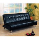 C_300118 // Modern Black Finish FUTON