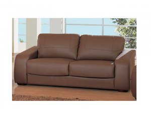 Gl-665_b-n // 665 Series Leather Sofa Bed  Brown