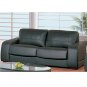 Gl-665_b-k // 665 Series Leather Sofa Bed Black