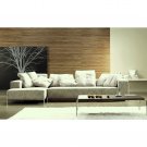 BN Divan  //  Divan Sectional In Brown   Fabric