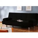 LS_1298_b-k  //  Aruba Casual Converter Microfiber Modern Sofa Bed
