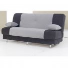 KLM-Jenna_g_&_bk // Jenna Sofa Bed Grey/Black  W/ STORAGE