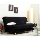 KLM-Jenna_f_bk // Jenna Sofa Bed BLack W/ STORAGE