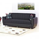 KLM ECLIPSE 11-190  //  ECLIPSE Sofa Bed Fabric 11-190 TERRY COTTON BLACK