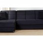 SS Elegant // Sectional in Microfiber Black by Istikbal/Sunset