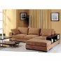 BH_Telus // Telus Modern Sectional Sofa with Ottomans & Bookcase