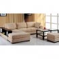 BH Telus // Telus Modern Sectional Sofa with Ottomans & Bookcase
