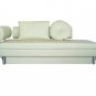 ath_nubo_lr_w // Nubo Sofa Bed Leather Sleeper with Storage White