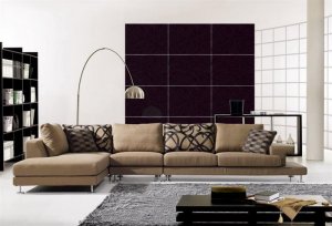 Eho-S399 //  Birger Modern Microfiber Sectional