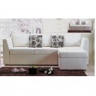 ACM 5774 // Boca Raton linen sectional sofa