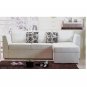 ACM 5774 // Boca Raton linen sectional sofa
