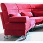 WSI-CF-55  //  Curvature Microfiber Modern Sectional Sofa