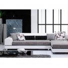 Eho-1160W // Gahr Sectional Sectional with Attached Lamp