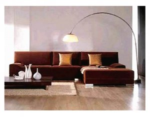 WSI-CF-111 // Kelsey Microfiber Sectional Sofa Set with Wide Range of Colors