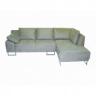 AH-497 // Microfiber Modern Sectional 497 in Gray Color